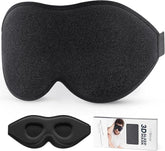LitBear Sleep Mask for Side Sleeper Women Men, Eye Mask for Sleeping Light Blocking, 3D Contoured Cup Sleeping Mask, Soft Breathable Sleep Eye Mask with Adjustable Elastic Strap for Flight Nap - Showlu Well Nation Store